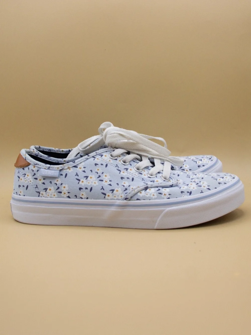Vans Camden Deluxe Ditsy Blue Floral Print Shoes Women's Size 7.5